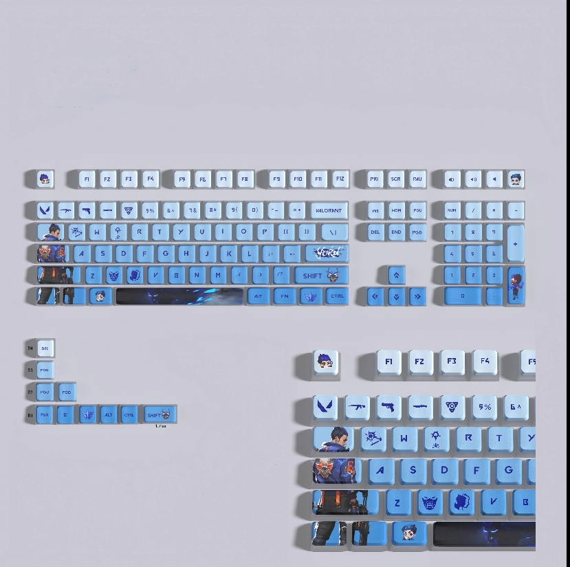 VALORANT Yoru keycaps full set 119 keys ASA Profile