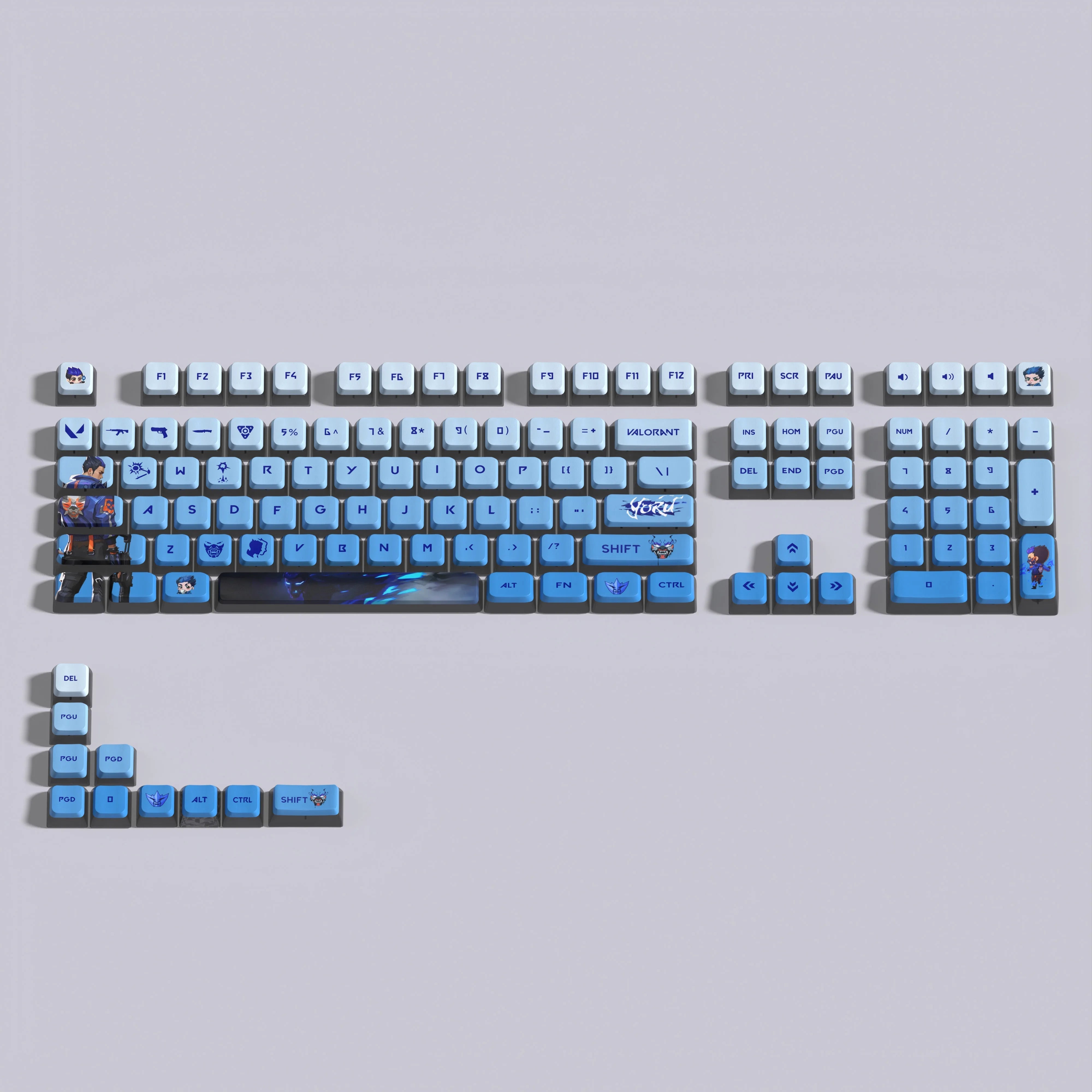 VALORANT Yoru keycaps full set 119 keys ASA Profile