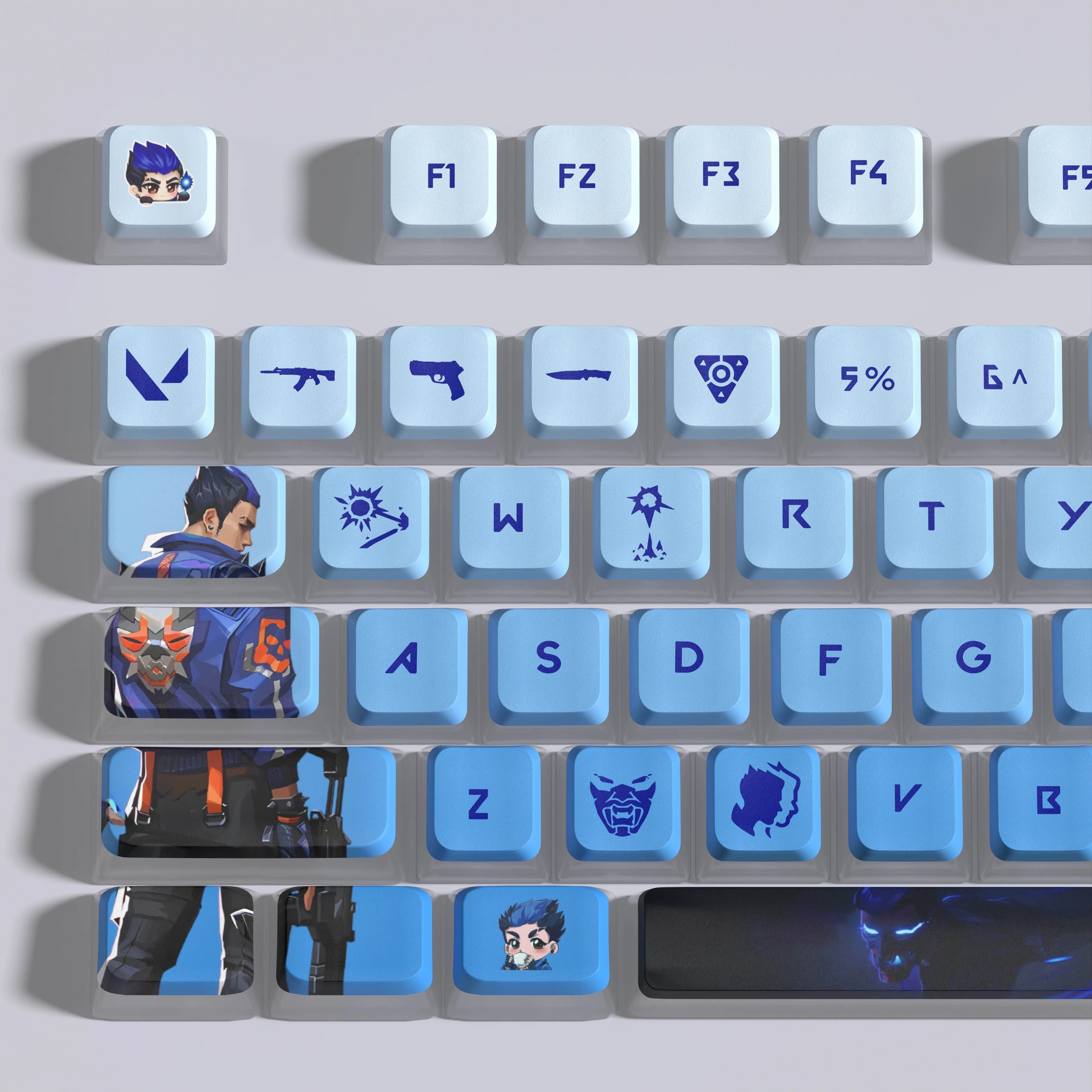 VALORANT Yoru keycaps full set 119 keys ASA Profile