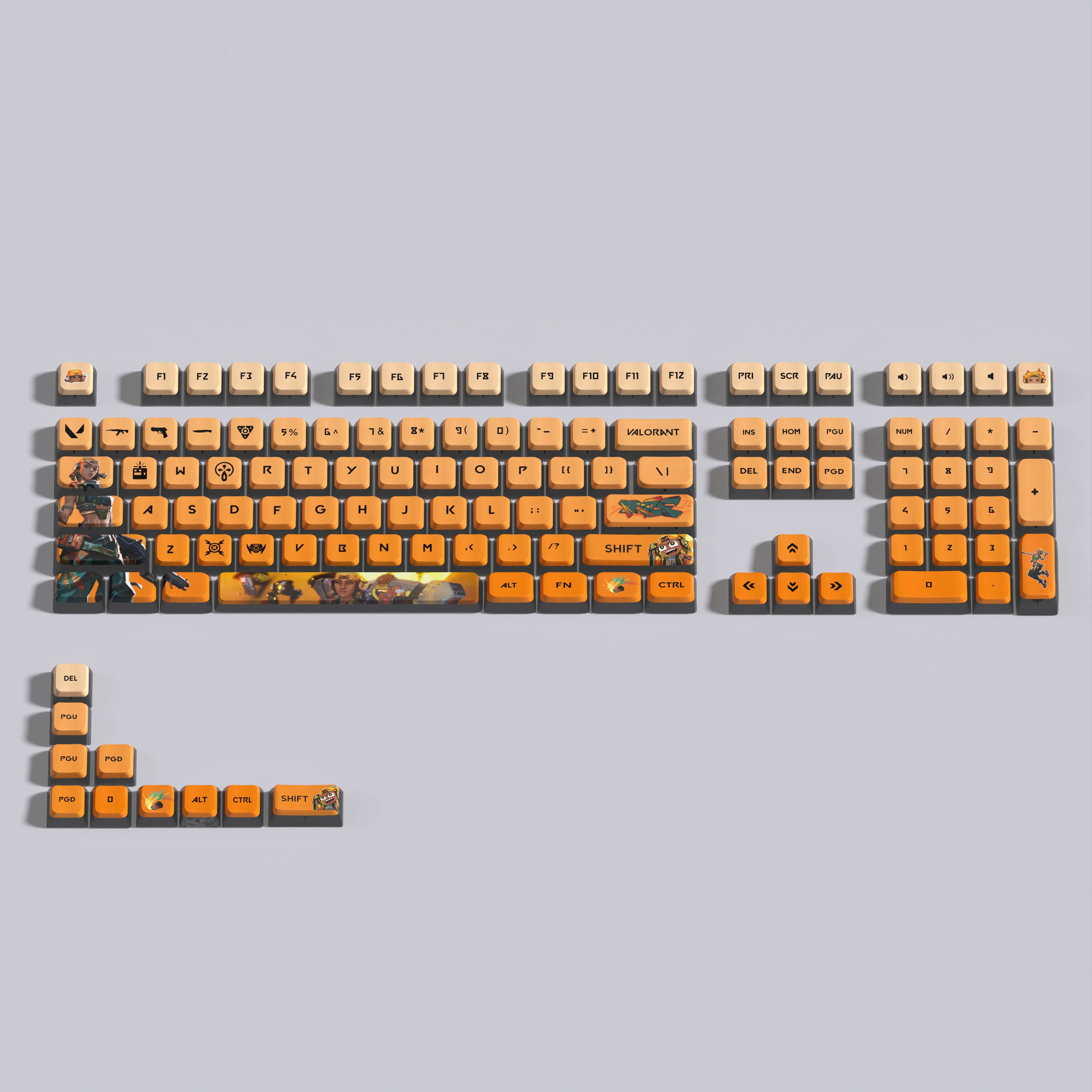 VALORANT Raze keycaps full set 119 keys ASA Profile