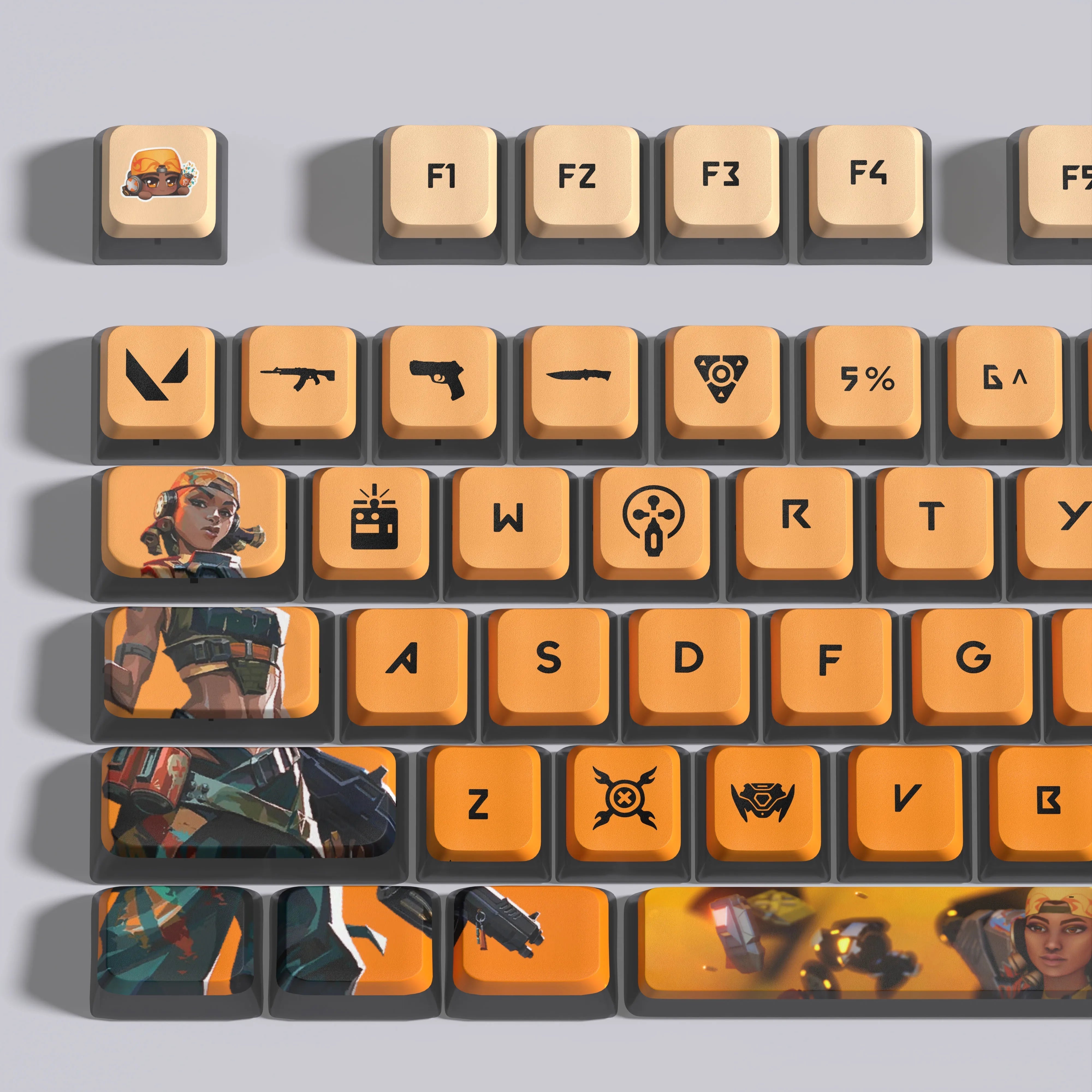 VALORANT Raze keycaps full set 119 keys ASA Profile