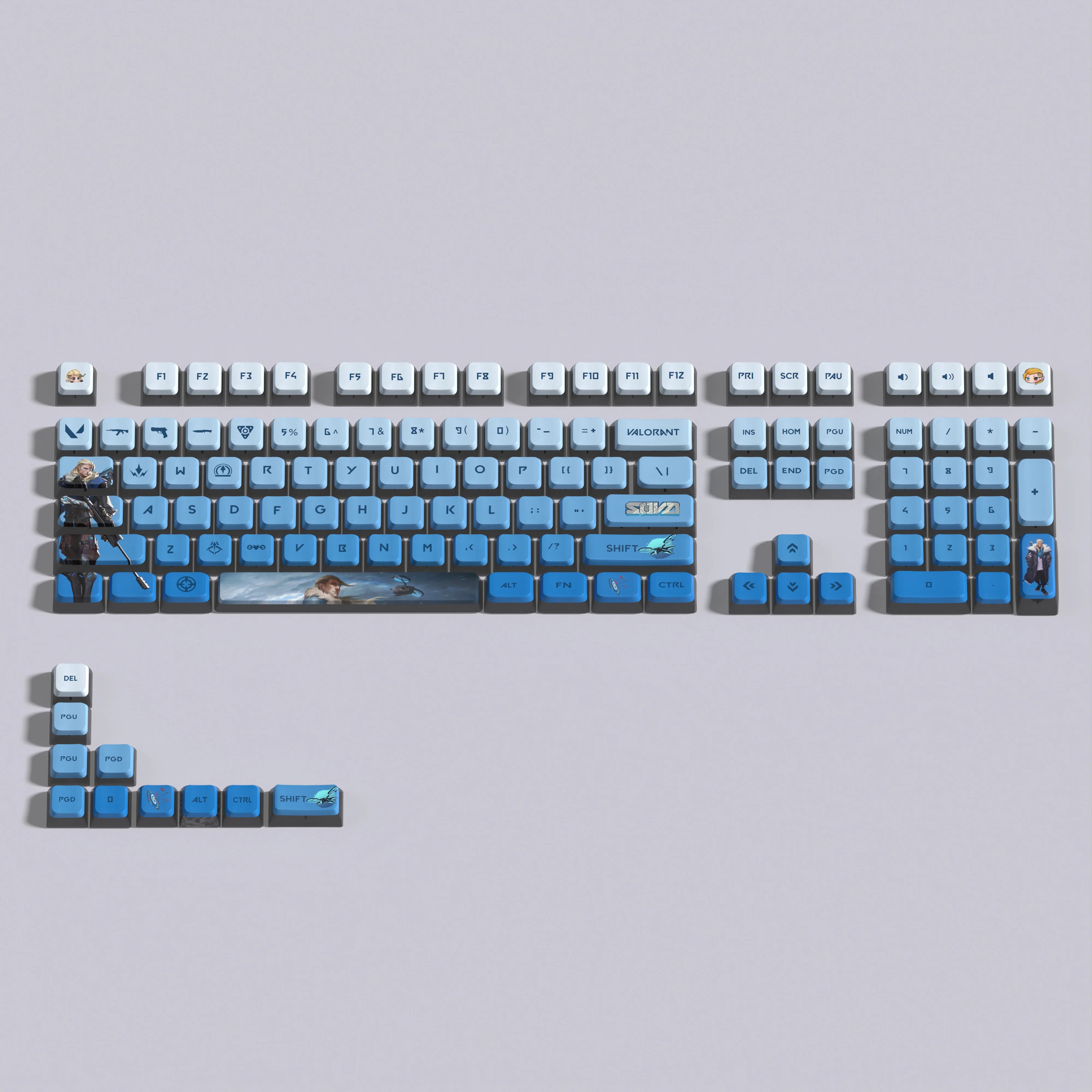 VALORANT sova keycaps full set 119 keys ASA Profile