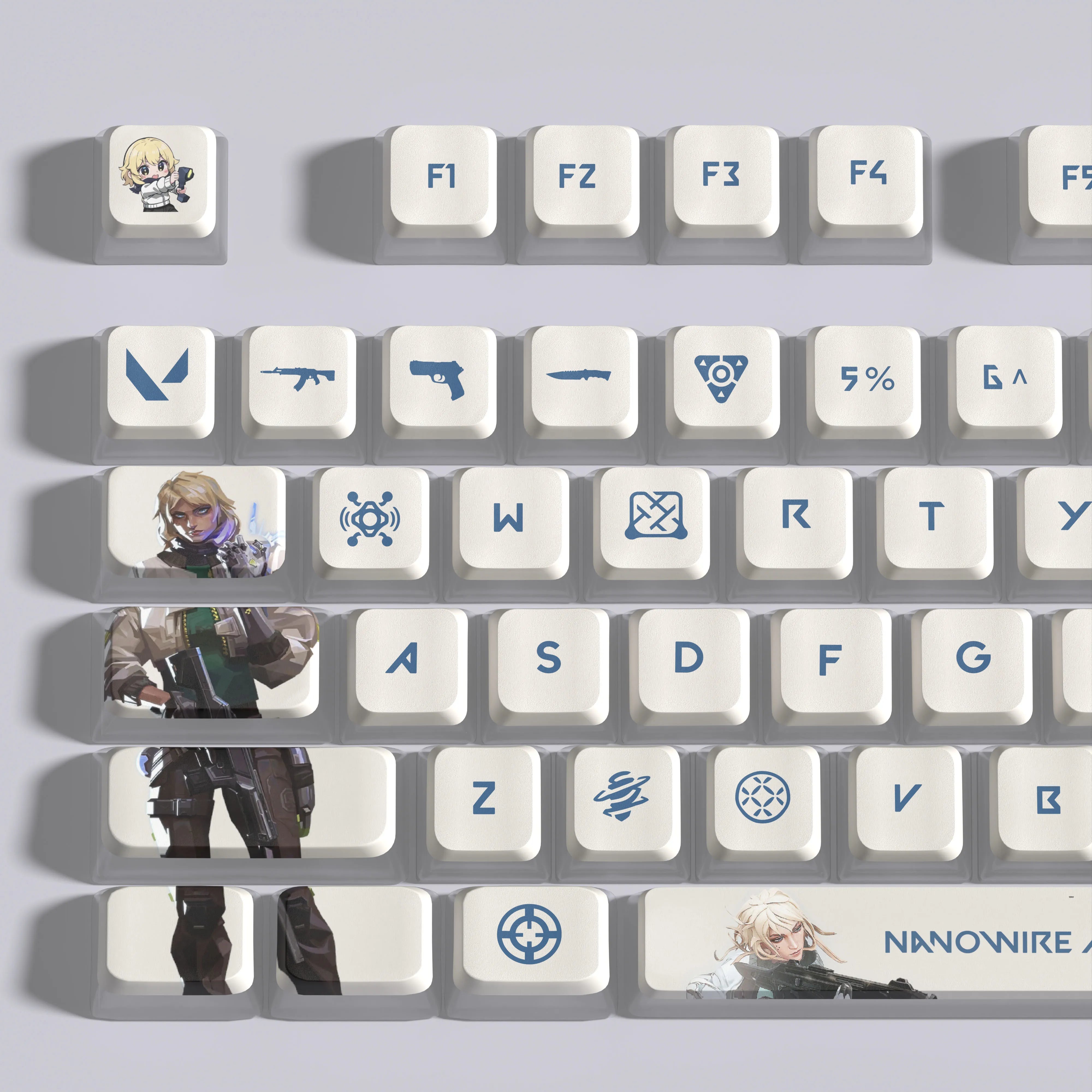 VALORANT Deadlock keycaps full set 119 keys ASA Profile