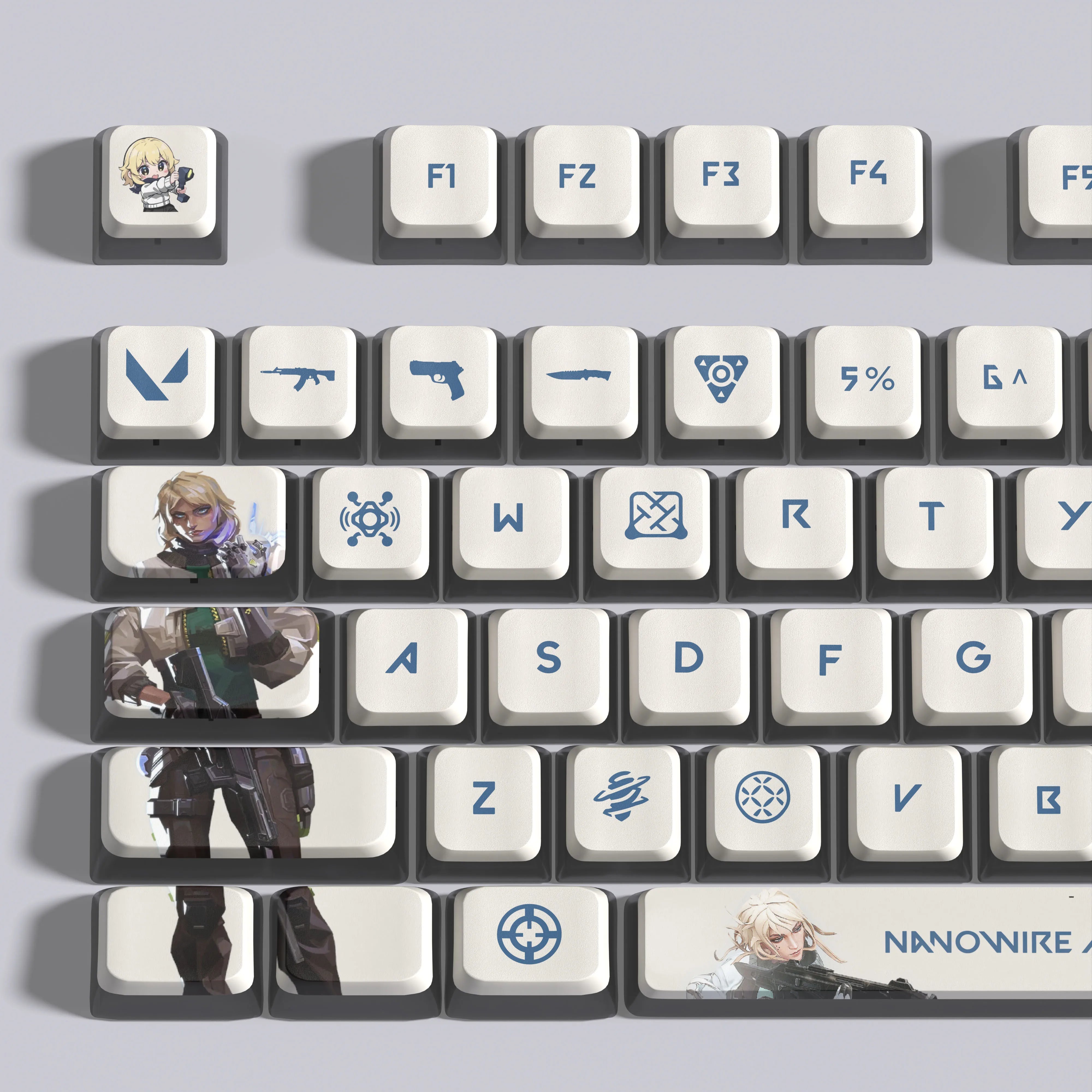 VALORANT Deadlock keycaps full set 119 keys ASA Profile