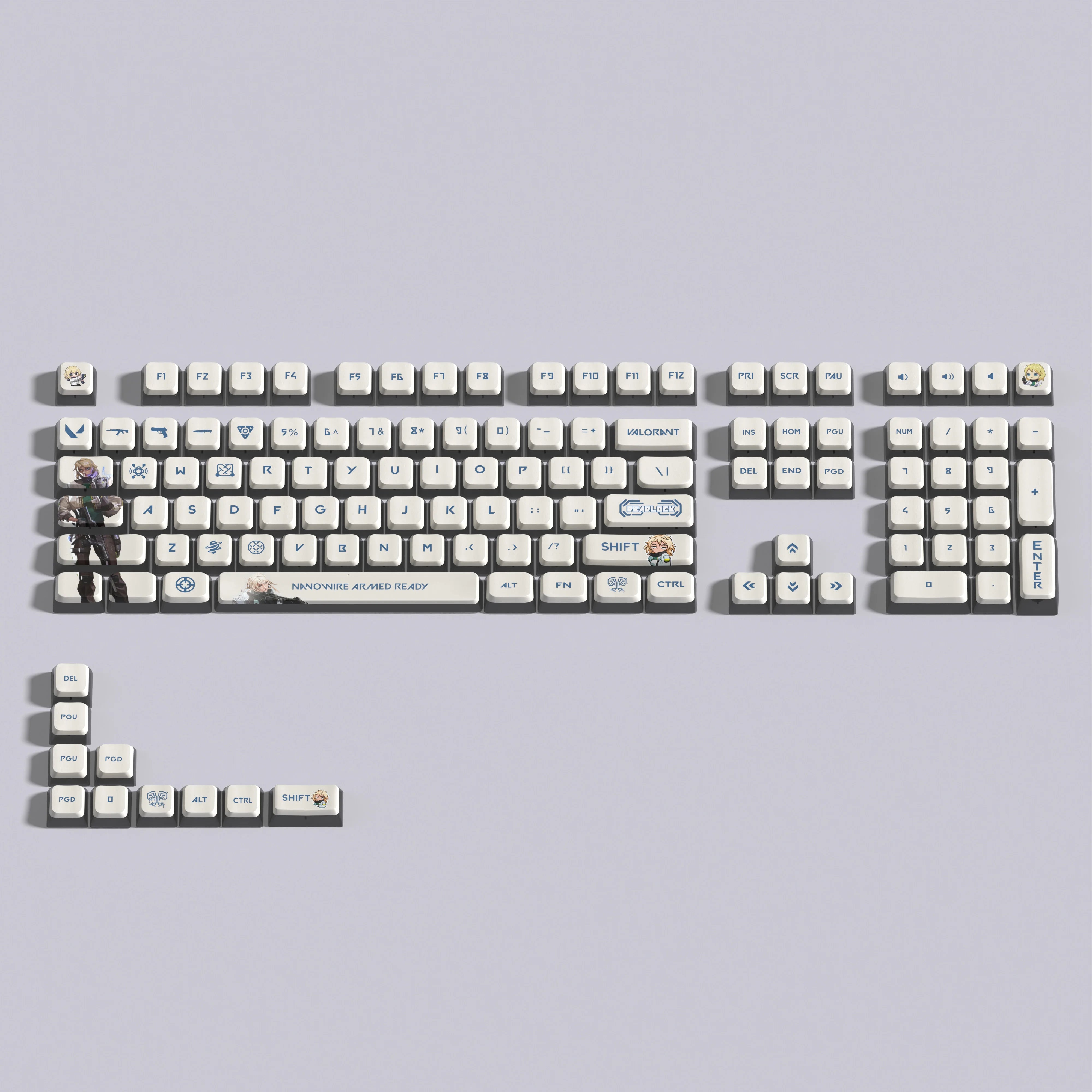 VALORANT Deadlock keycaps full set 119 keys ASA Profile