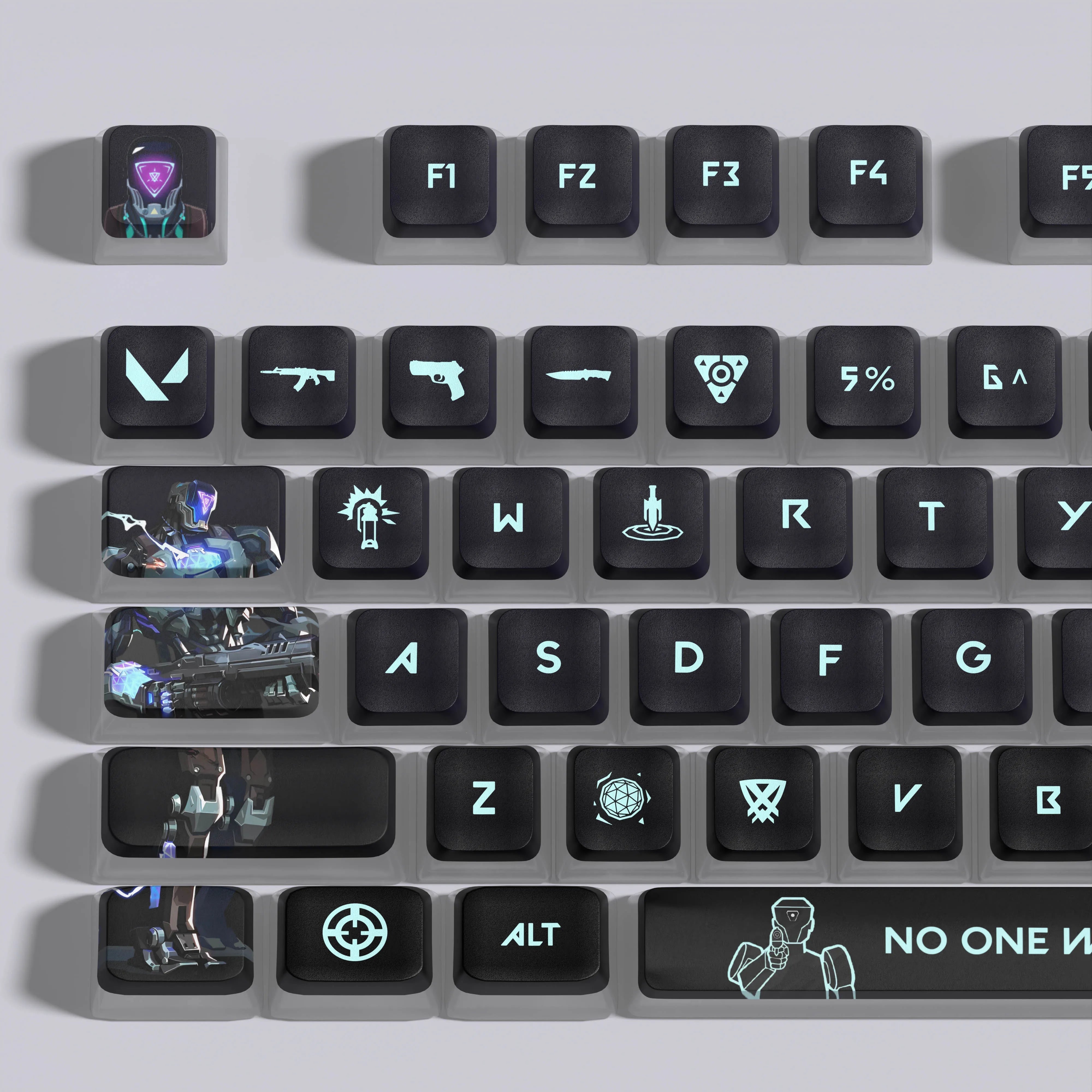 VALORANT KAYO keycaps full set 119 keys ASA Profile