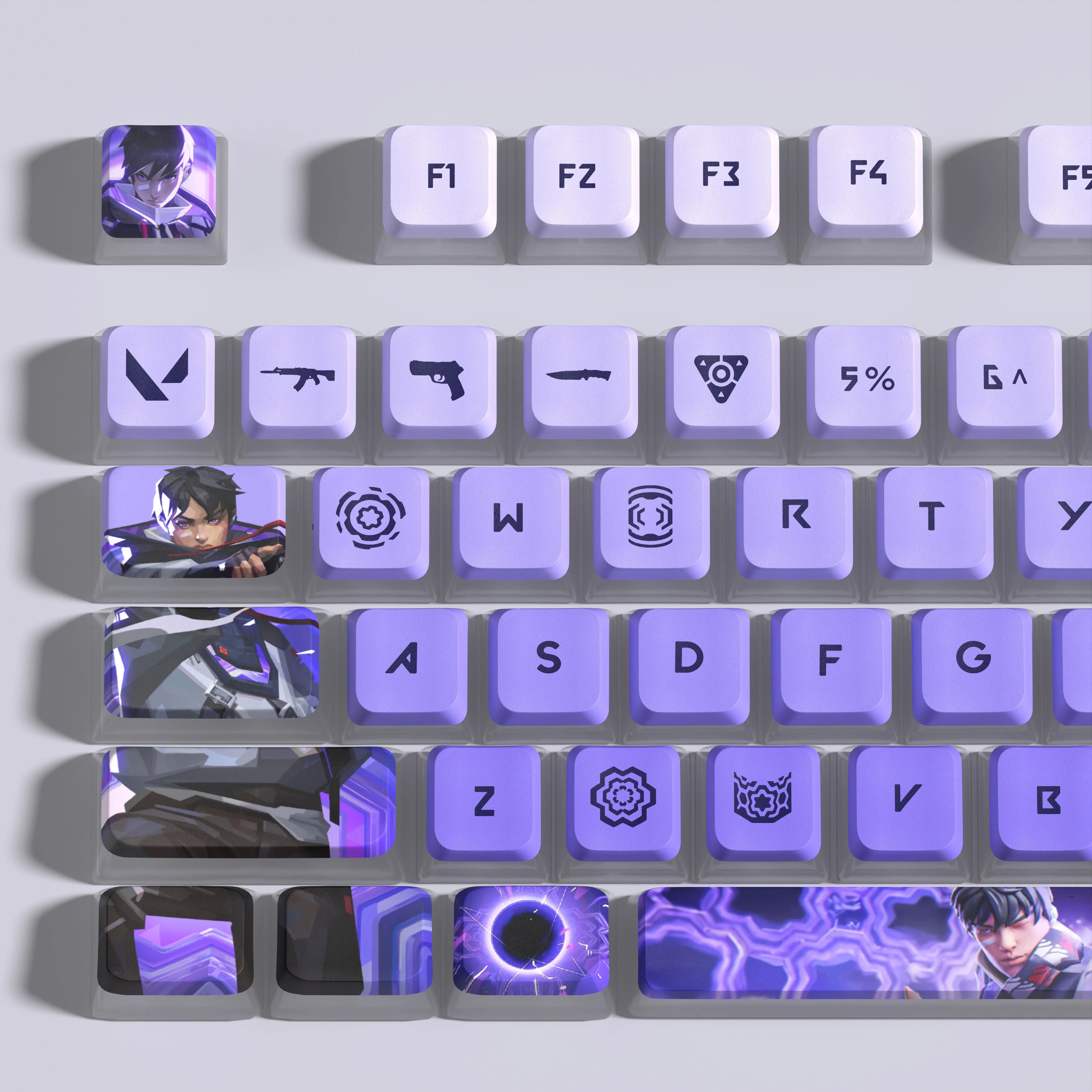 VALORANT ISO keycaps full set 119 keys ASA Profile