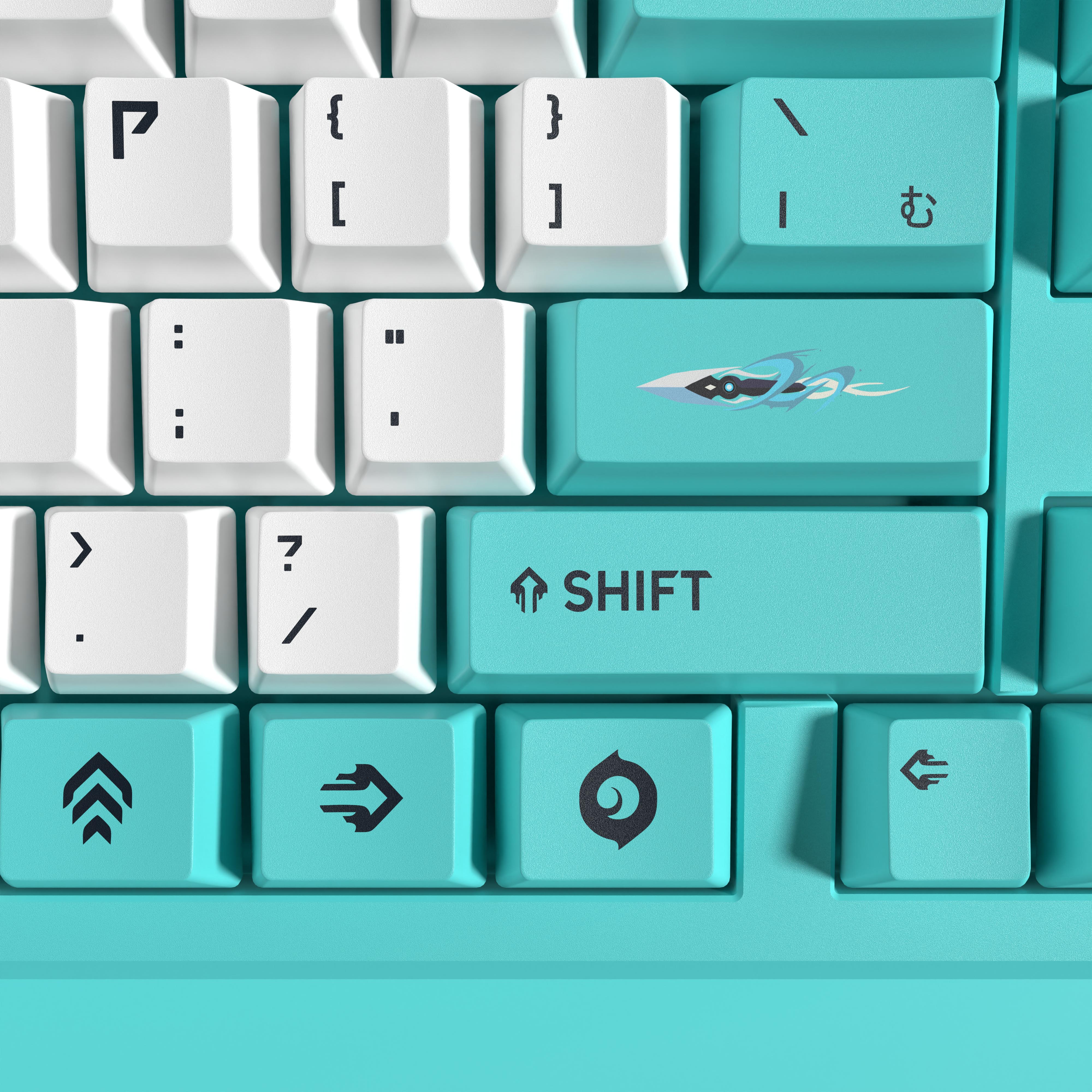 Valorant jett keycaps full set keycaps