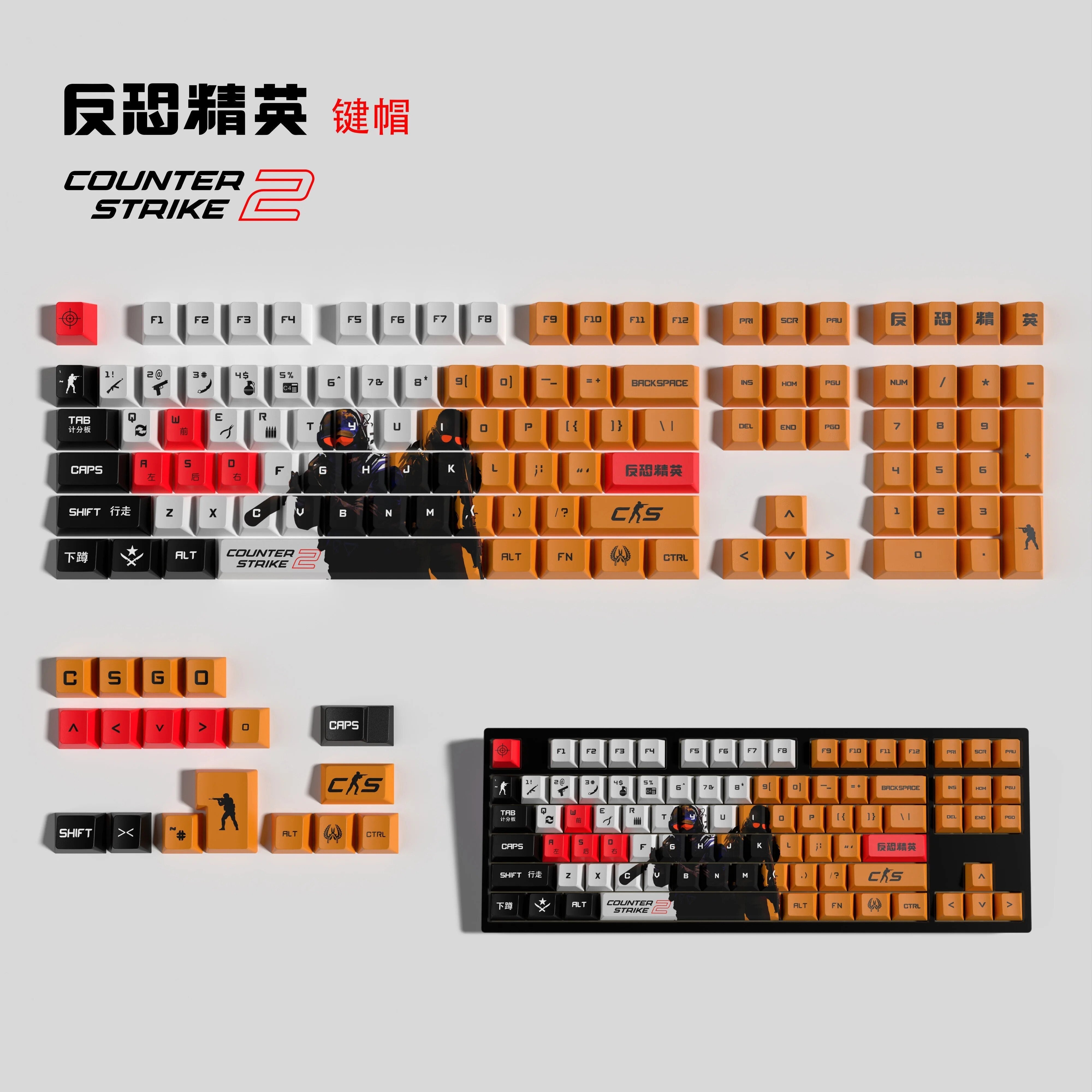 Counter-Strike 2 full set keycaps