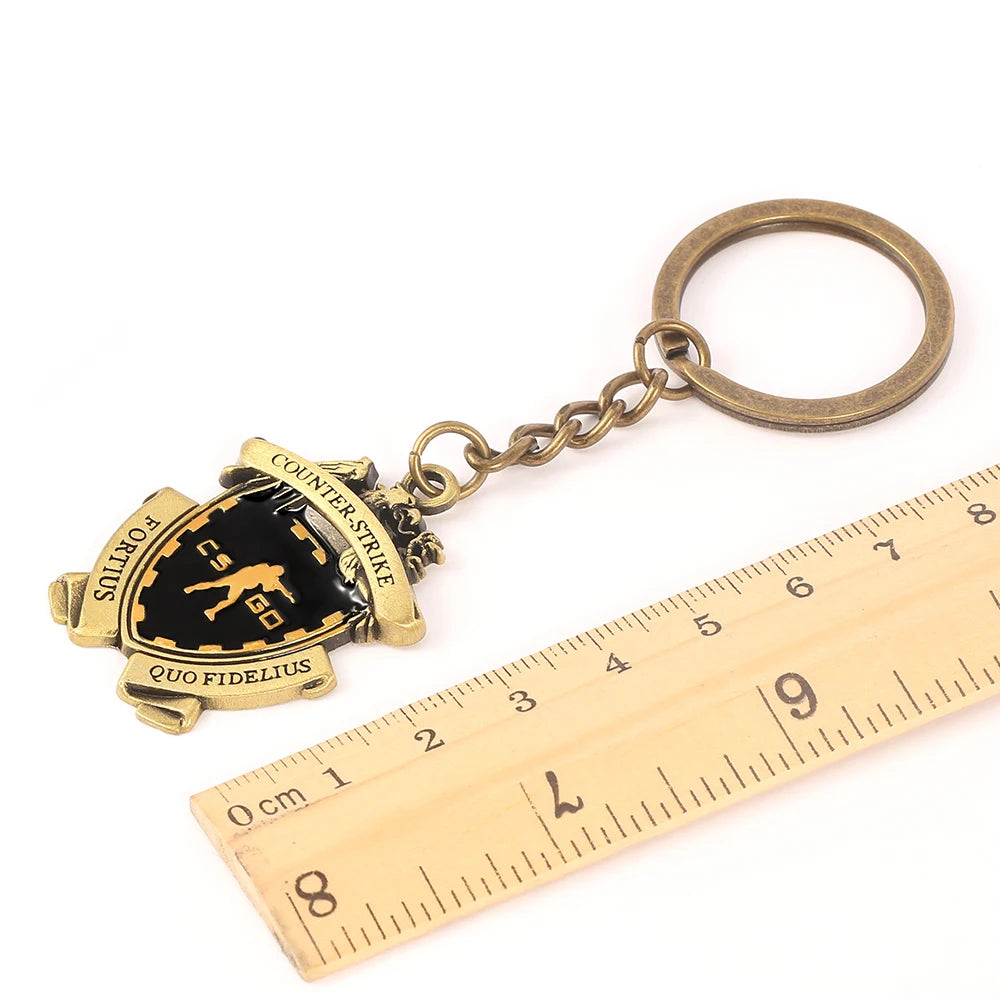 Counter Strike Metal Pendant Keychain