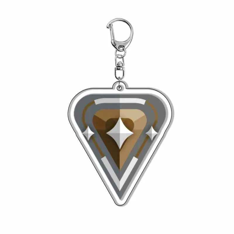 bronze Game Valorant Keychain