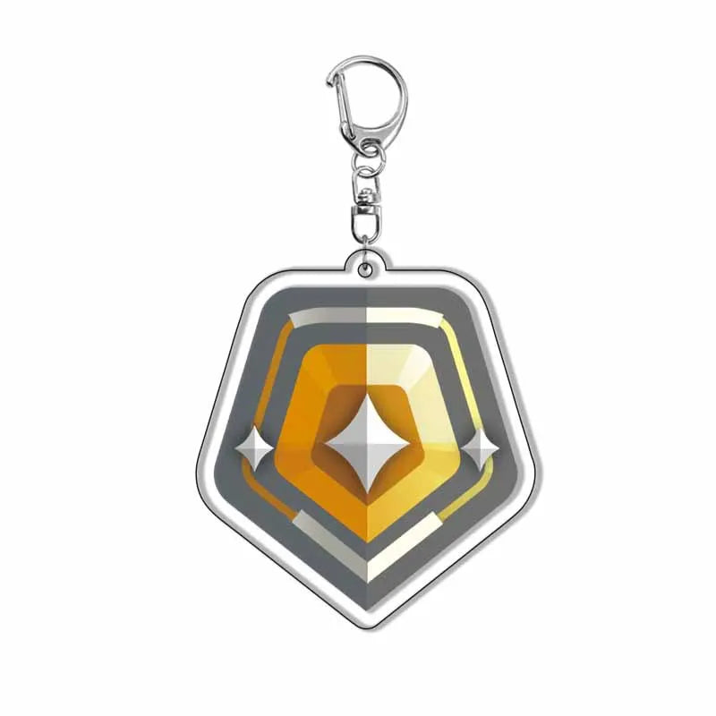 bronze Game Valorant Keychain