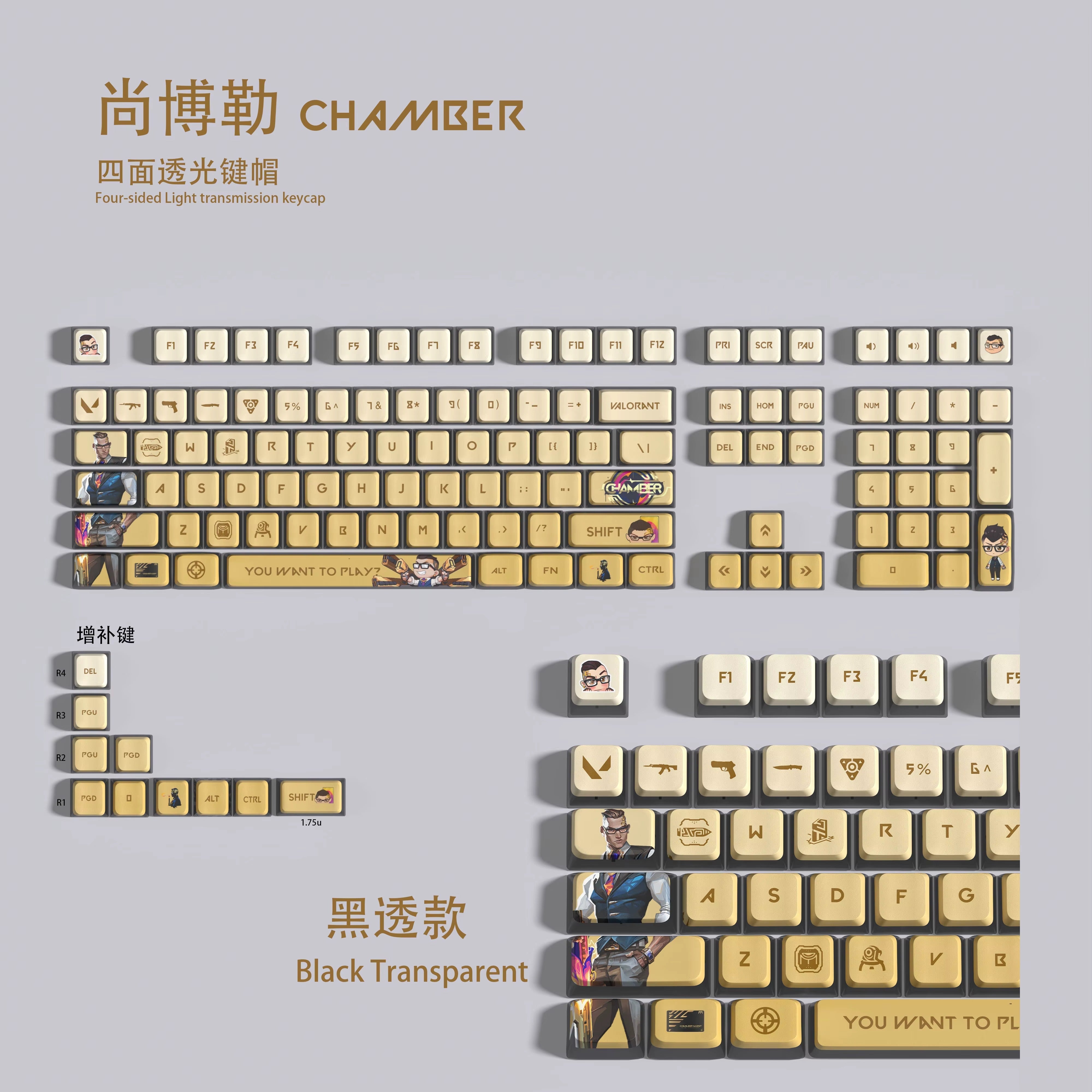 Chamber 119 Full Set Keycaps